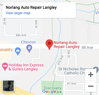 Norlang Automotive location map